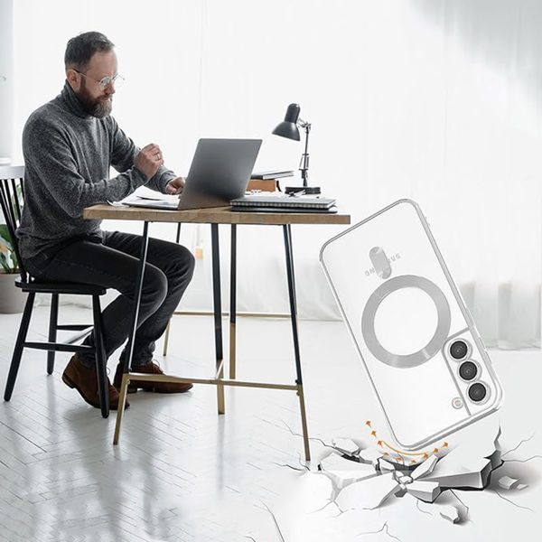 Techsuit - Luxury Crystal MagSafe - Samsung Galaxy S21 FE 5G - Deep Blue