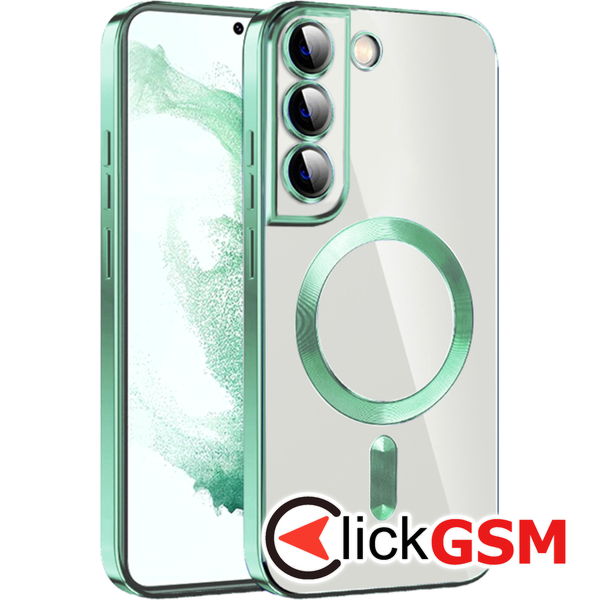 Techsuit - Luxury Crystal MagSafe - Samsung Galaxy S21 FE 5G - Light Green