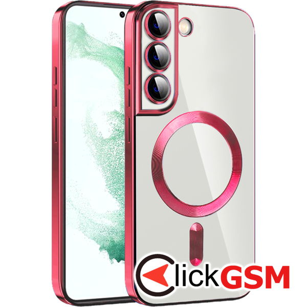 Techsuit - Luxury Crystal MagSafe - Samsung Galaxy S22 5G - Red