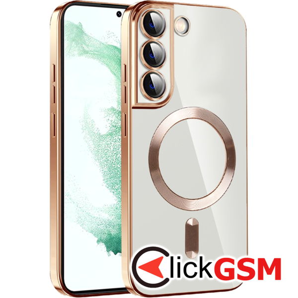 Techsuit - Luxury Crystal MagSafe - Samsung Galaxy S22 Plus 5G - Gold