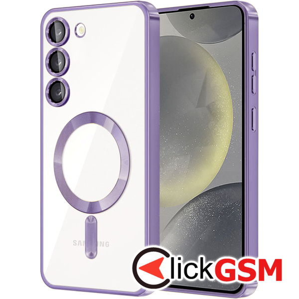 Techsuit - Luxury Crystal MagSafe - Samsung Galaxy S23 - Light Purple