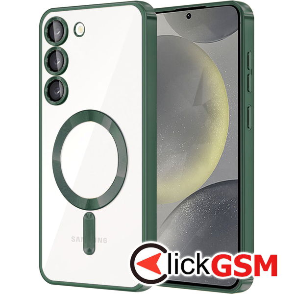 Techsuit - Luxury Crystal MagSafe - Samsung Galaxy S23 - Deep Green