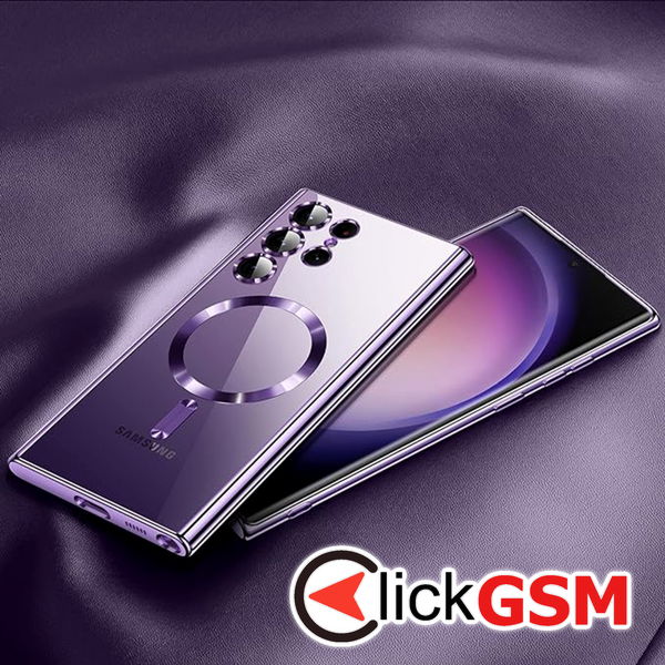 Techsuit - Luxury Crystal MagSafe - Samsung Galaxy S23 Ultra - Gold