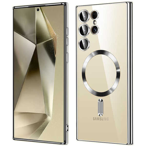 Techsuit - Luxury Crystal MagSafe - Samsung Galaxy S24 Ultra - Silver