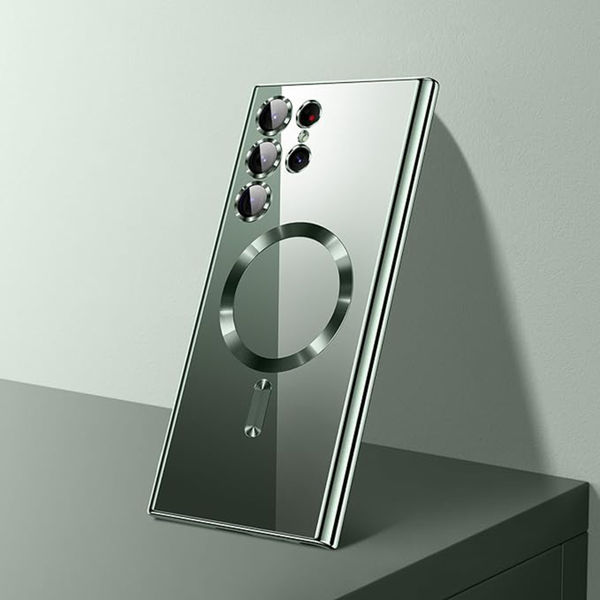 Techsuit - Luxury Crystal MagSafe - Samsung Galaxy S24 Ultra - Silver