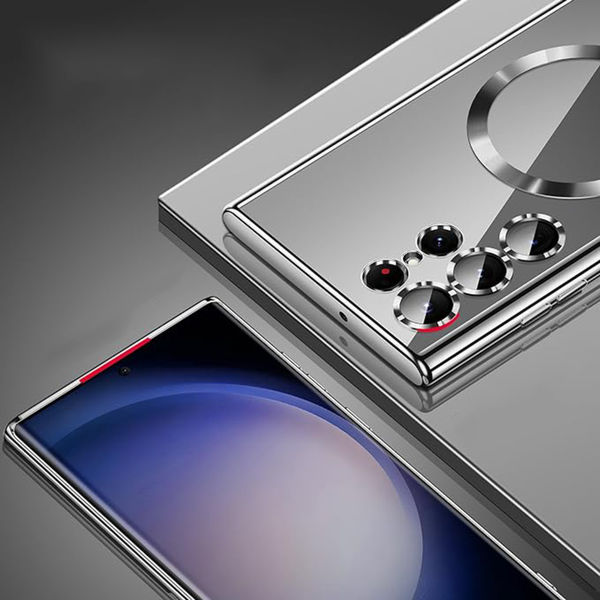 Techsuit - Luxury Crystal MagSafe - Samsung Galaxy S24 Ultra - Silver