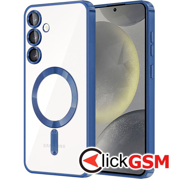 Techsuit - Luxury Crystal MagSafe - Samsung Galaxy S24 - Deep Blue