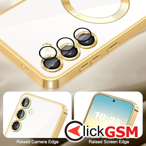 Techsuit - Luxury Crystal MagSafe - Samsung Galaxy S24 - Deep Blue