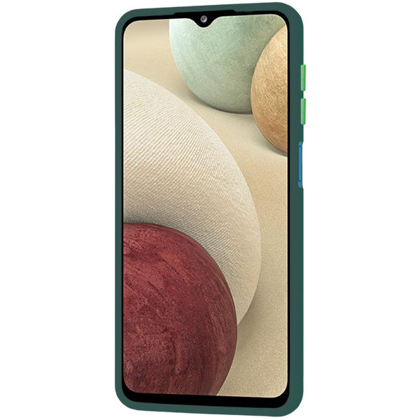 Techsuit - HaloFrost Series - Samsung Galaxy A12 / A12 Nacho / M12 / F12 - Midnight Green
