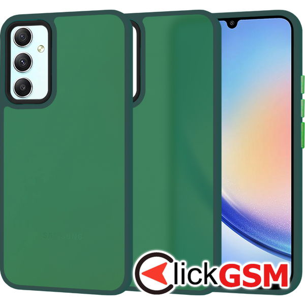Techsuit - HaloFrost Series - Samsung Galaxy A34 5G - Midnight Green