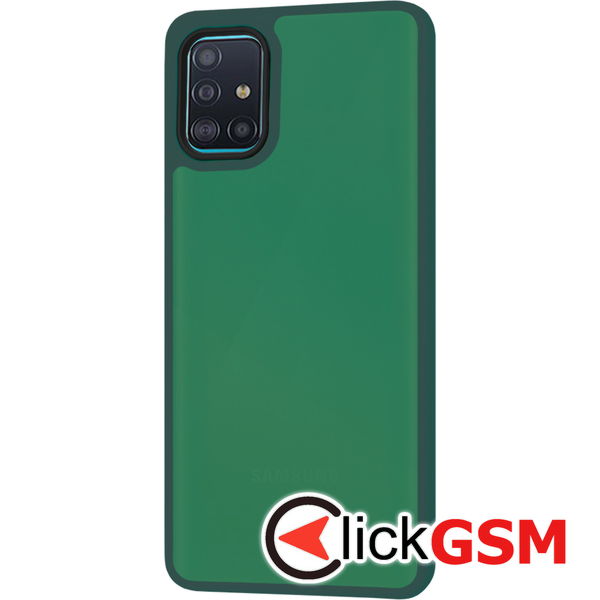 Techsuit - HaloFrost Series - Samsung Galaxy A51 4G - Midnight Green