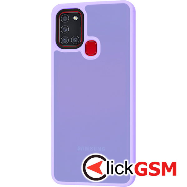 Techsuit - HaloFrost Series - Samsung Galaxy A21s - Light Purple