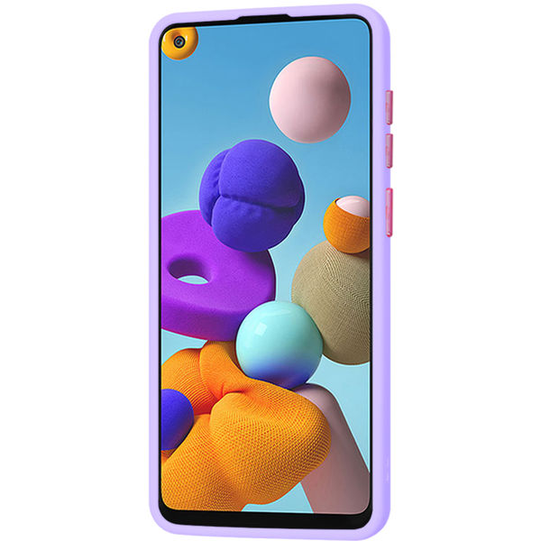 Techsuit - HaloFrost Series - Samsung Galaxy A21s - Light Purple