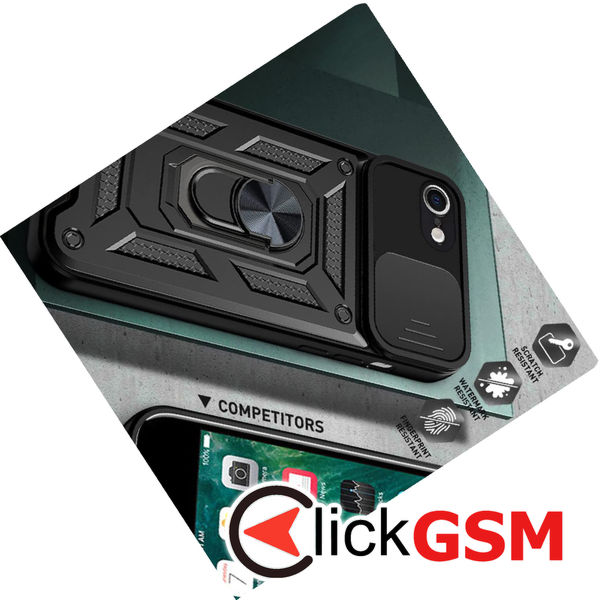 Techsuit - CamShield Series - iPhone 7 / iPhone 8 / iPhone SE 2, SE 2020 / iPhone SE 3, SE 2022 - Blue