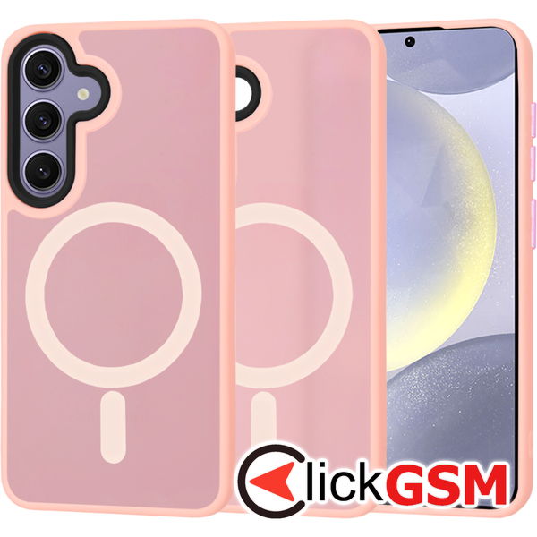 Techsuit - HaloFrost MagSafe Series - Samsung Galaxy S24 Plus - Pink