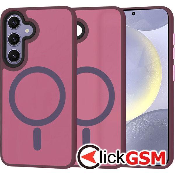 Techsuit - HaloFrost MagSafe Series - Samsung Galaxy S24 Plus - Bordeaux