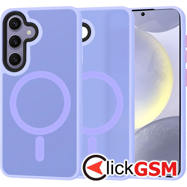 Techsuit - HaloFrost MagSafe Series - Samsung Galaxy S24 Plus - Light Purple