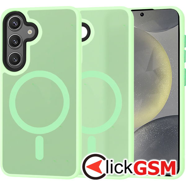 Techsuit - HaloFrost MagSafe Series - Samsung Galaxy S24 - Light Green