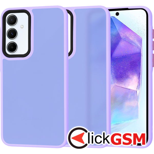 Techsuit - HaloFrost Series - Samsung Galaxy A55 5G - Light Purple