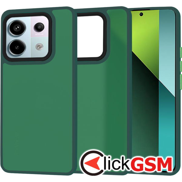 Techsuit - HaloFrost Series - Xiaomi Redmi Note 13 Pro 5G / Poco X6 - Midnight Green