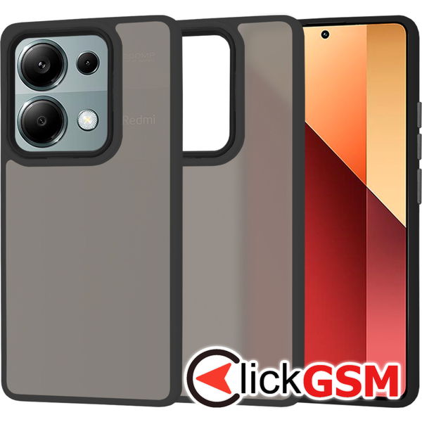 Techsuit - HaloFrost Series - Xiaomi Redmi Note 13 Pro 4G / Poco M6 Pro 4G - Black