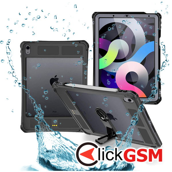 ShellBox - Waterproof IP68 - iPad Air 4 (2020) / Air 5 (2022) - Black