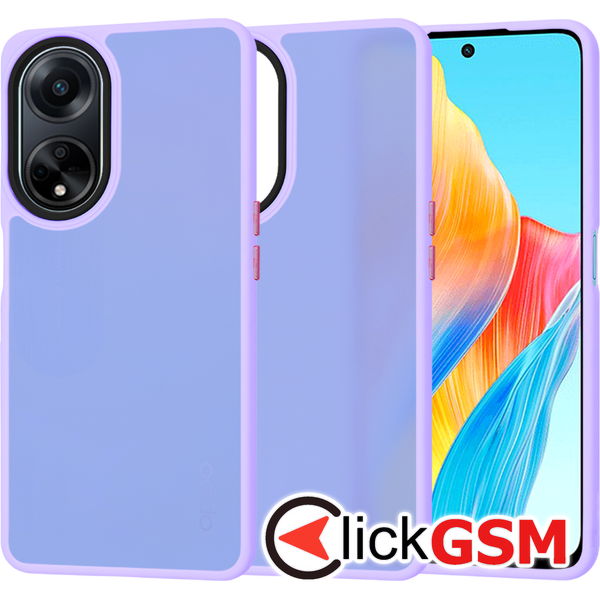 Techsuit - HaloFrost Series - Oppo A98 5G - Light Purple
