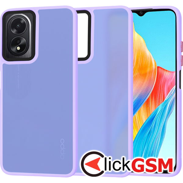 Techsuit - HaloFrost Series - Oppo A38 / A18 - Light Purple