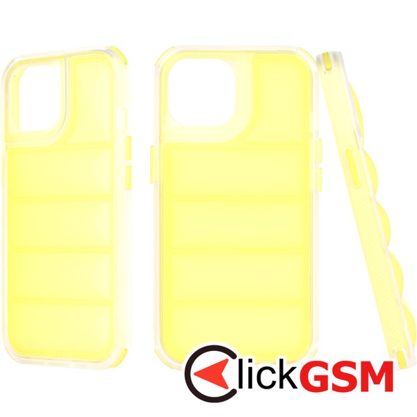 Techsuit - Wave Shield - iPhone 15 - Yellow