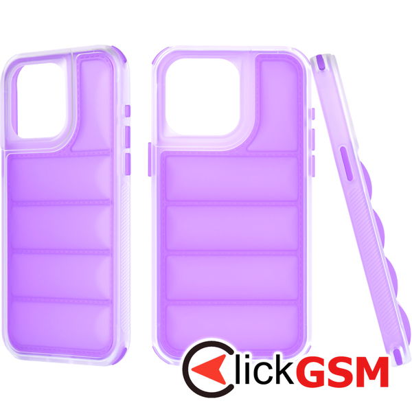 Techsuit - Wave Shield - iPhone 15 Pro Max - Violet