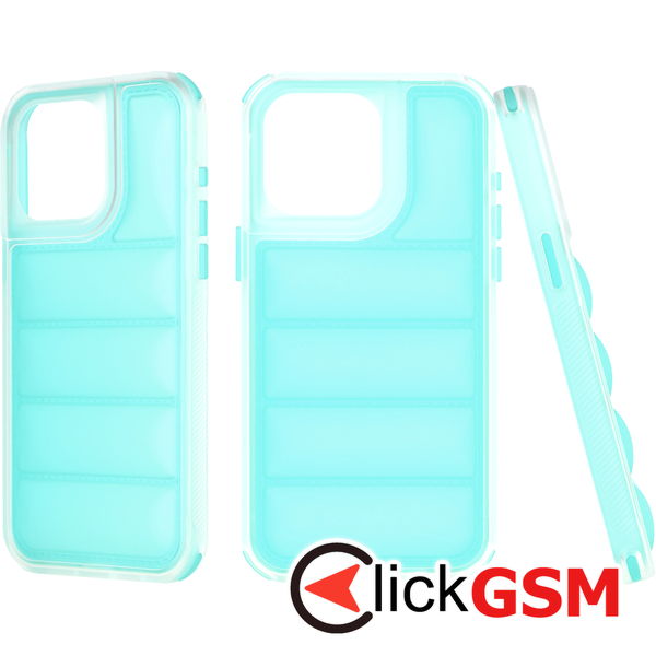 Techsuit - Wave Shield - iPhone 15 Pro Max - Turquoise