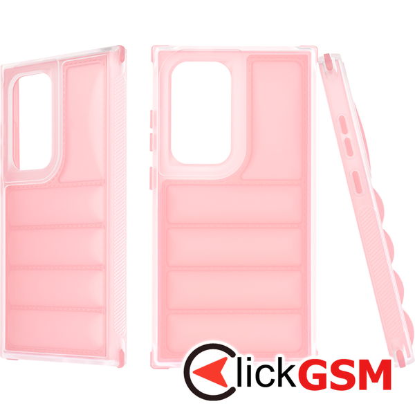 Techsuit - Wave Shield - Samsung Galaxy S24 Ultra - Pink