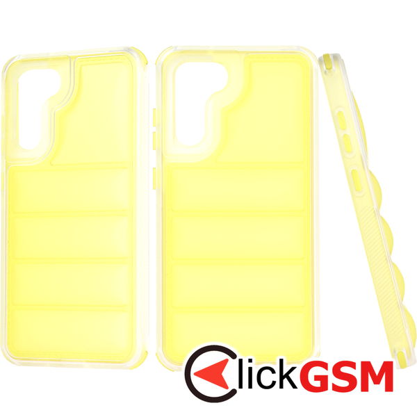 Techsuit - Wave Shield - Samsung Galaxy S21 FE 5G - Yellow