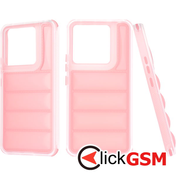 Techsuit - Wave Shield - Xiaomi Redmi Note 13 Pro 5G / Poco X6 - Pink