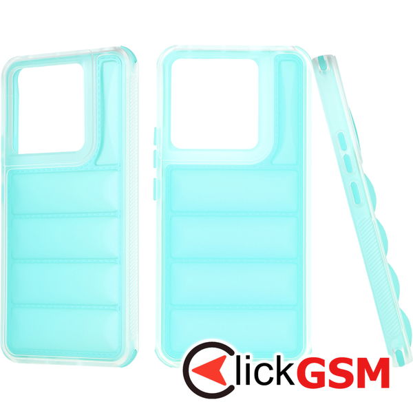 Techsuit - Wave Shield - Xiaomi Redmi Note 13 Pro 5G / Poco X6 - Turquoise