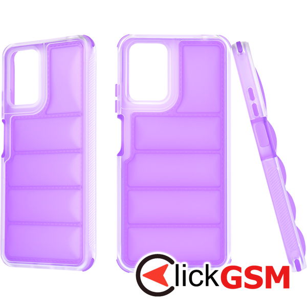 Techsuit - Wave Shield - Motorola Moto G04 / Moto G04s / Moto G24 / Moto E14 - Violet