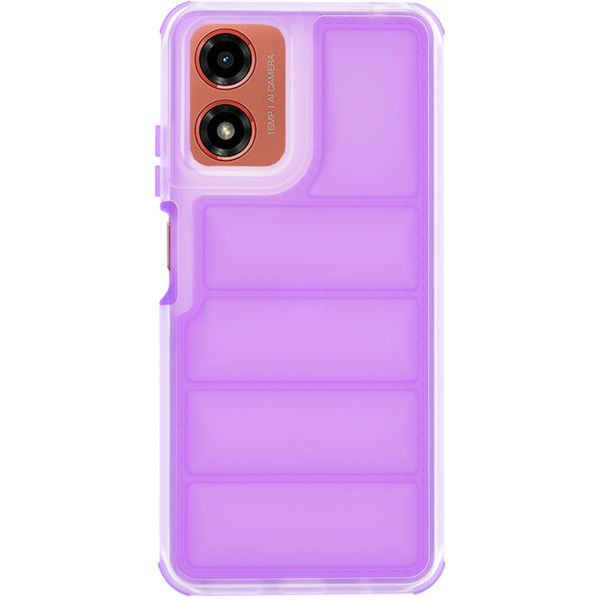 Techsuit - Wave Shield - Motorola Moto G04 / Moto G04s / Moto G24 / Moto E14 - Violet