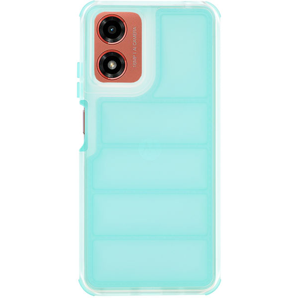 Techsuit - Wave Shield - Motorola Moto G04 / Moto G04s / Moto G24 / Moto E14 - Turquoise