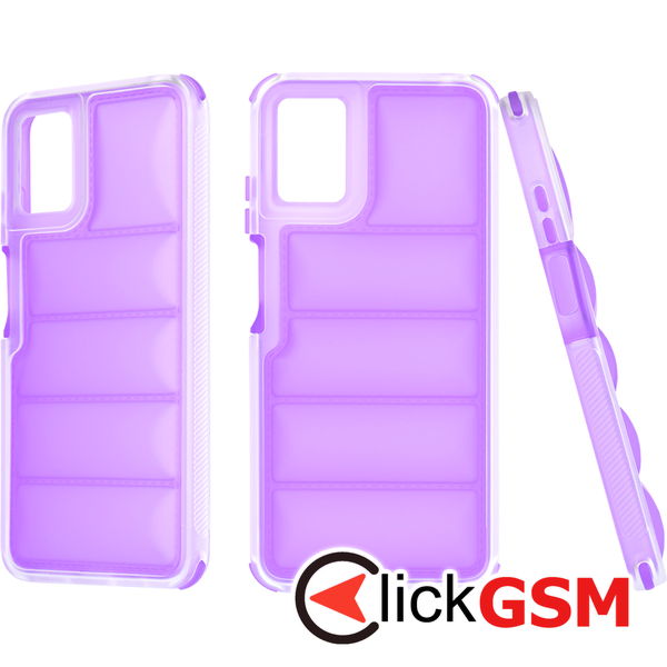 Techsuit - Wave Shield - Motorola Moto E22 / Moto E22i - Violet