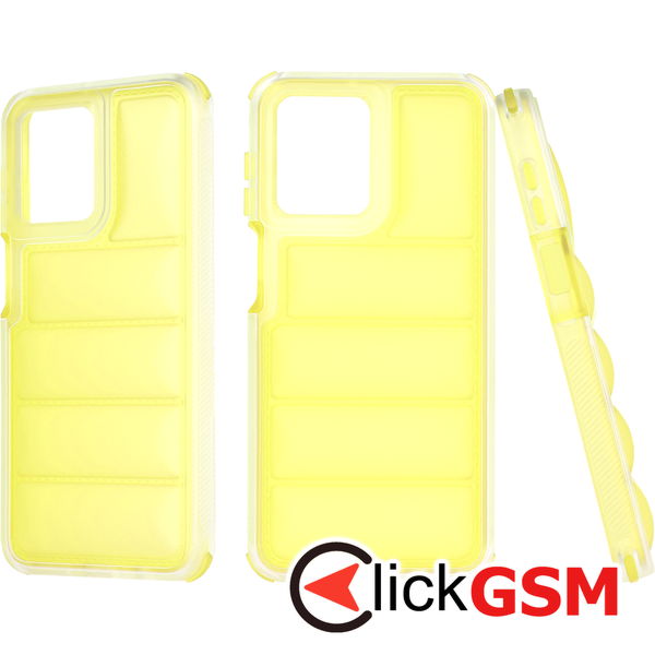 Techsuit - Wave Shield - Motorola Moto G54 - Yellow