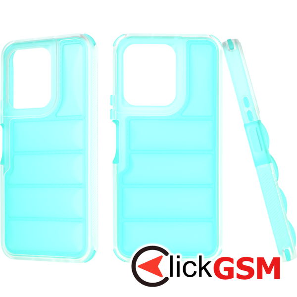 Techsuit - Wave Shield - Honor X6 / X8 5G / 70 Lite - Turquoise