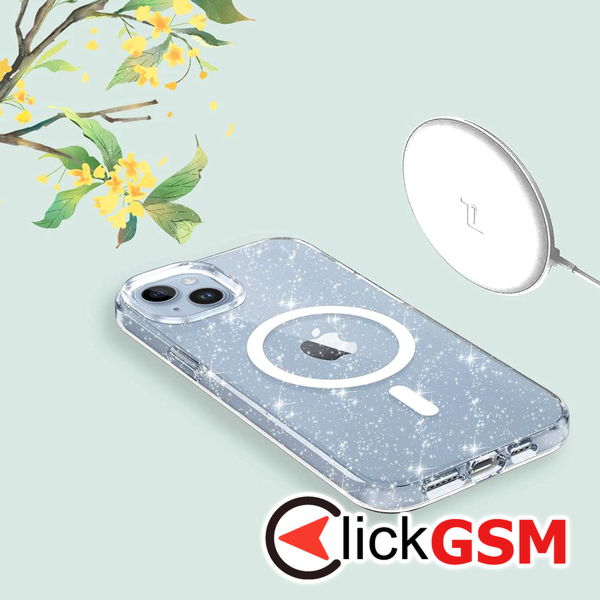 Techsuit - SparkleSkin MagSafe Series - iPhone 13 Pro - Clear