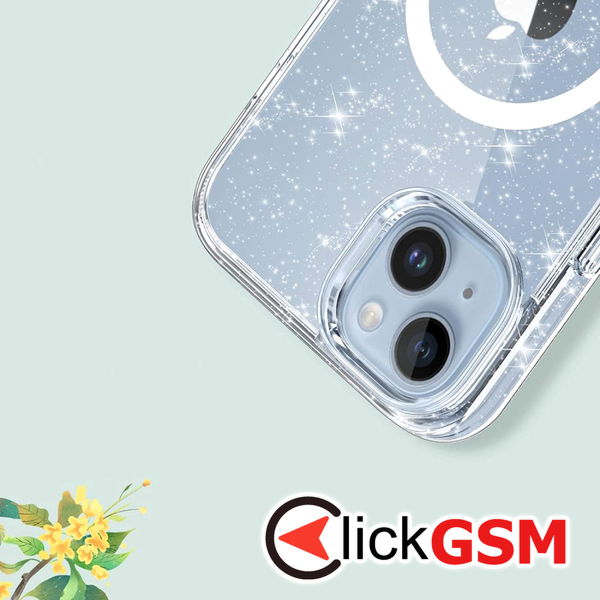 Techsuit - SparkleSkin MagSafe Series - iPhone 14 Pro - Clear