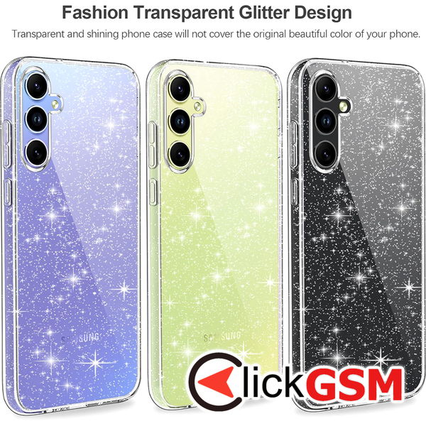 Techsuit - SparkleSkin Series - Samsung Galaxy A14 4G / A14 5G - Clear