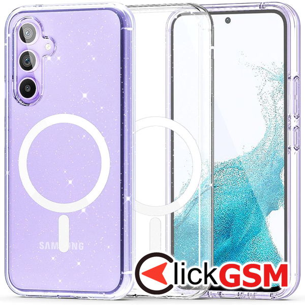 Techsuit - SparkleSkin MagSafe Series - Samsung Galaxy S23 FE - Clear