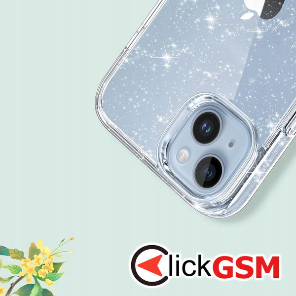 Techsuit - SparkleSkin MagSafe Series - Samsung Galaxy S23 FE - Clear