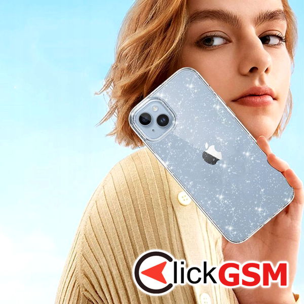 Techsuit - SparkleSkin MagSafe Series - Samsung Galaxy S23 FE - Clear