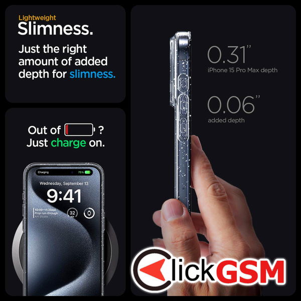 Techsuit - SparkleSkin Series - Xiaomi Redmi 13C 4G / Poco C65 - Clear