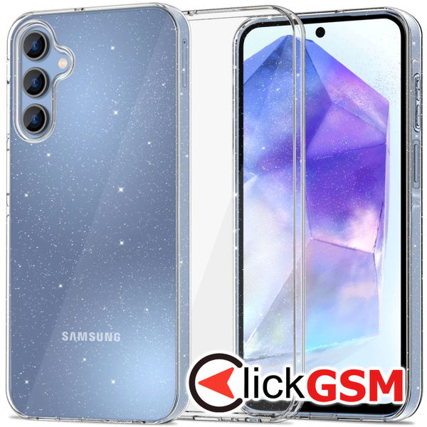 Techsuit - SparkleSkin Series - Samsung Galaxy A55 5G - Clear