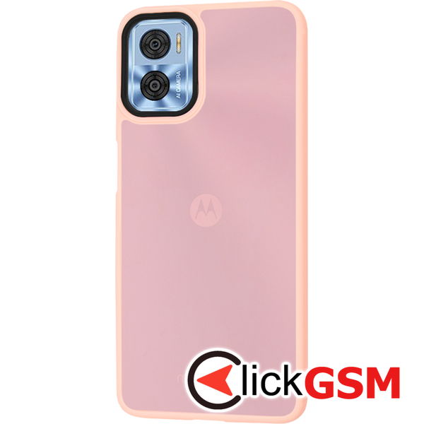 Techsuit - HaloFrost Series - Motorola Moto E22 / Moto E22i - Pink